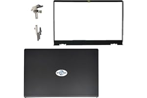 WWGTMC Replacement LCD Back Cover Top Case Rear Lid with Hinges with Front Bezel Frame for Dell Inspiron 15 3510 3511 3515 3520 3525 Series Laptop 00WPN8 0WPN8 09WC73 9WC73 AP3LE000901