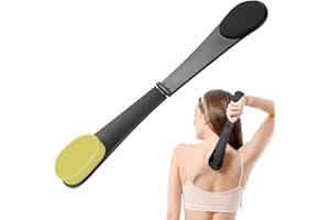 LOPHE Back Applicator, Spazzola per la Schiena per Crema Abbronzante con Doppia Testa, Applicatore Crema Schiena da Abbronzante Corpo, Create Abbronzante Naturale（Giallo）