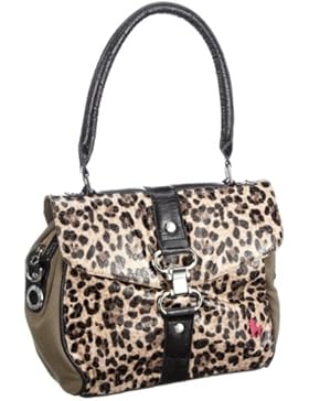 Poodlebags Funkyline - natural wild - Thursday - 3FU0212THURT, Damen Henkeltaschen, 32 x 14 x 28 cm (B x H x T)