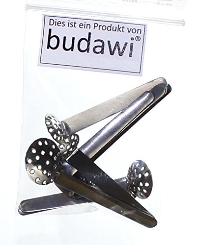 budawi® - Spoon Screen 9 siebe im Set.Ø 3 x 12 mm, 15mm & 18mm für Wasserpfeifen Einhängesiebe, Glasbong