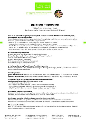 Japanisches Heilpflanzenöl - 2