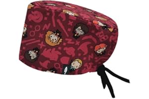 ROBIN HAT - Cuffie da Sala Operatoria Red Harry Potter Capelli Lunghi - 100% Cotone (Autoclave) - Massima comodità