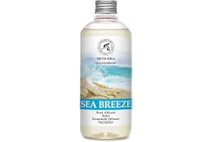 Reed Diffuser Refill Sea breeze 500ml - Aroma Refill for Reed Diffuser - Long Lasting Home Fragrance - Air Freshener - Fresh