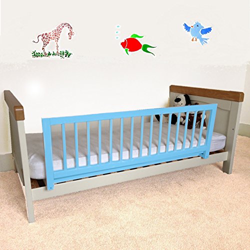 Preisvergleich Produktbild Safetots Bettgitter aus Holz, Blau