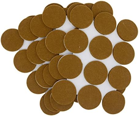 PREMIUM Felt Furniture Pads Set 60 Pcs Value Pack - Oatmeal Self-Adhesive Heavy Duty Floor Protectors for Furniture Legs, Assorted Sizes - Perfect for Tiled, Hardwood and Laminate Floors (1.5 INCH)By FLERISE