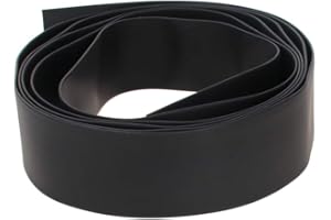 Othmro Heat Shrink Tubing, Cable Sleeve Ratio 2:1, 20mm Dia Electrical Wire Cable Wrap Heat Sleeving Tube, 2m Length, Black, 1pc