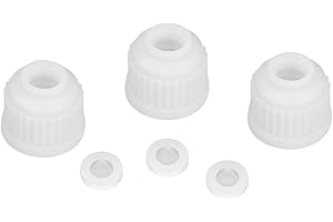 stonylab 3-Paquet Bouchons à Vis en Plastique Plastic Screw Caps pour Adaptateur D’entrée Thermomètre 14/20, 19/22 et 24/40, Paquet de 3