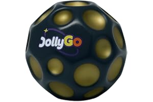 ‎JOLLYGO JollyGo High Bounce Ball 9 cm XXL – Extrem Springender PU Gummiball mit Pop-Effekt – Outdoor Spielzeug & Geschenkidee für Kinder & Erwachsene