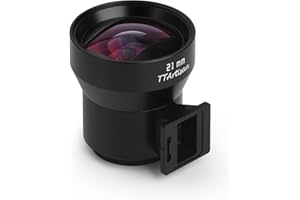 TTArtisan Wizjer 21 mm/28 mm z aluminium lotniczego, powłoka optyczna, kompaktowy wizjer, odpowiedni do montażu na zimnej stopie (21 mm)