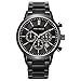 Produktbild Men ' S Business Watch mit Edelstahlband DREI Augen Six-Pin Chronograph Kalender Wasserdichte Quartz Black Men ' S Watch