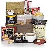 cestas gourmet a domicilio valencia Contiene chocolates, tarta, té English Breakfast, patatas fritas, frutos secos y mucho más