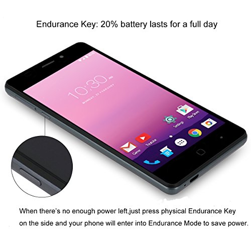 Smartphone in Offerta,Vernee Thor E 5.0 pollici Schermo,Octa Core 3GB RAM 16GB ROM,Android 7.0 Telefono Cellulare con Batteria 5020mAh,Impronta Digitale,Doppia SIM(Grigio)