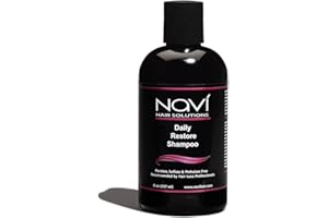 NAVI HAIR SOLUTIONS Navi Hair Loss Shampoo to Restore Hair Growth, DHT Blocker Shampoo for Thinning Hair with Biotin and Vitamin E, Paraben and Sulfate Free, Hair Regrowth for Men and Women, 237ml