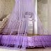 KingFly Elegant Round Lace Insect Bed Canopy Curtain Dome Mosquito Net