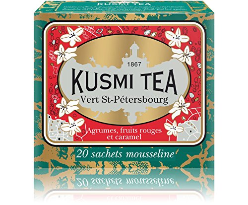 Preisvergleich Produktbild Kusmi Tea Green St. Petersburg, 20 Beutel a 2,2gr. = 44gr