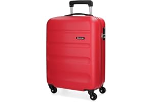 ROLL ROAD Flex Maleta Rígida Fabricada en ABS, un Material, Cierre de combinación Lateral 4 Ruedas Dobles Equipaje Mano, Práctico Interior con un Compartimento