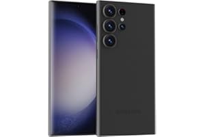 X-level Etui Samsung S23 Ultra, żel silikonowy cienki ultracienki pokrowiec odporny na zarysowania i ochrona krawędzi etui na telefon - czarny półprzezroczysty