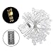 Produktbild iZiv 40 Pcs LED Foto Clips Lichterketten, 5 Meter, 8 Mode, Fernbedienung(Timing-Funktion), Warmweiß, Wasserdicht, Perfekt für Esszimmer, Schlafzimmer, Weihnachtsbaum, Garten, Hochzeit, Geburtstag