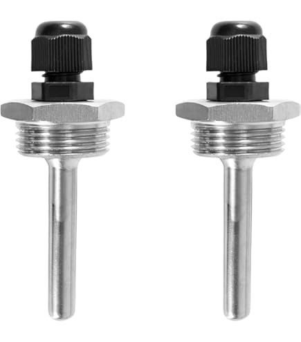 1/4 Pouce - Immersion Well Puits Thermométrique Acier Inoxydable 304 Immersion De 30mm 50mm