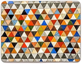 Large Place mats 4 multicolour placemats Set 4 Tablemats geometric design Melamine Heat Resistant