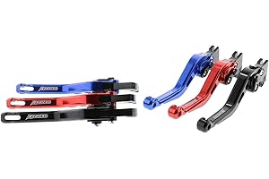 R RADICAL RACING Bremshebel- & Kupplungshebelset Radical CNC Parts (Schwarz) passend für Derbi Senda 50 DRD Racing/X-Treme (2011 bis 2017)