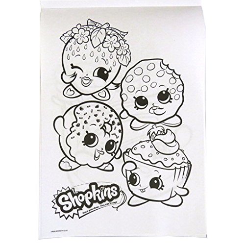 A4 Shopkins Colouring and Drawing Book with Pencils 20 B00B0TVMRA