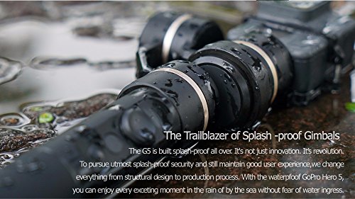 FeiyuTech G5 3-Axis Splashproof Handheld Gimbal Stabilizer for GoPro Hero5/4/3, Yi Cam 4K, AEE Action Cameras