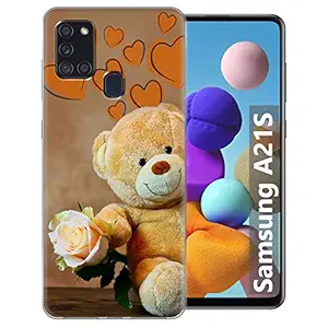 Fashionury Back Cover for Samsung Galaxy A21s (Silicone|Multi-Coloured)