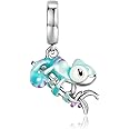 LNQOBU 925 Sterling Silver Pendant Charms for Bracelets - Glow in the dark Charms Beads fit women's Bracelets and Necklaces for Woman Jewelry Gifts