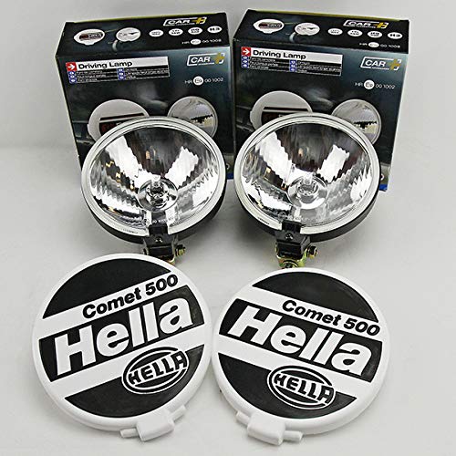 PACK 2 FAROS SIRIUS 160mm LARGO ALCANCE + TAPAS HELLA COMET 500