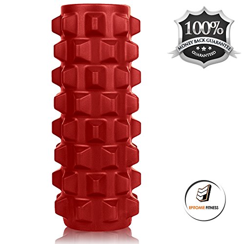 Massageroller, hohe Dichte, für verspannte Muskeln, trainiert und massiert Rücken, Beine & Arme – Für Pilates, Crossfit, Yoga, Laufen, Physiotherapie und Sport - 7
