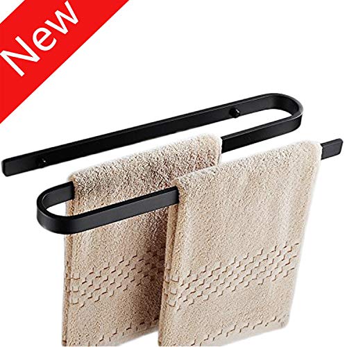 Preisvergleich Produktbild Handtuchhalter schwarz Doppel S Typ Küche Badezimmer Handtuchhalter,XINYU