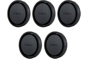 JJC Objektivdeckel (hinten) für Sony E Mount Objektiv [Siehe Beschreibung für mehr Kompatibilitäts Objektiv] - 5 Stück pro Paket