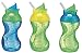 Munchkin Baby 3 Pack Click Lock Straw Cup Spill Proof 10OZ 12 months + Green / Blue