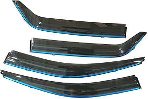 CStern Deflettori Aria Auto Deflettore Pioggia Antivento Paravento Antiturbo Antipioggia Frangivento Parabrezza Finestra Laterale in Vetro Acrilico 4 Pezzi per Kia Sportage 2010-2018