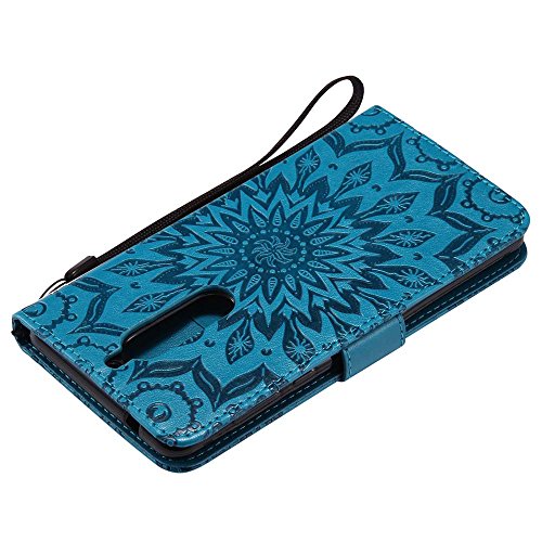 Nokia 5 H  lle  Dfly Premium Slim PU Leder Mandala Blume Pr  gung Muster Flip H  lle Bookstyle Stand Slot Schutzh  lle Tasche Wallet Case f  r Nokia 5