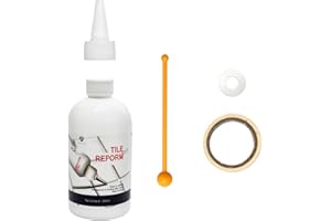 AOMHREK Pintura Blanca para Juntas de Azulejos, 280 ml Pintura para Azulejos Baño, Limpia Juntas Baldosas, Lechada para Juntas Suelo, Mortero de Rejuntado Blanco para Rellenar y Reparar Azulejos