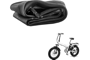 ECOVELO CAMERA D'ARIA 20 X 4.0 X FAT BIKE CON VALVOLA AMERICANA SCHRADER PER RUOTA PNEUMATICO GOMMA BICI ELETTRICA MTB