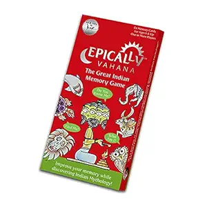 Positively Perfect Epically Vahana, Memory Matching Game for Children Based on Mythological Animal Kingdom, for Age 6+ | Return Gifts for Birthday I Indian Gift Games by Devdutt Pattanaik