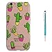 Produktbild Grandoin iPhone 6S Hülle,iPhone 6 HandyHülle, Süßes Muster Weiche TPU Silikon Schutz Handy Handytasche Etui Schale Schutzhülle für Apple iPhone 6S/iPhone 6 4.7" - Kaktus