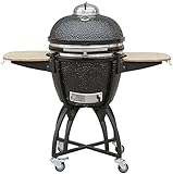 Unbekannt Keramik Holzkohlegrill AKRON von El Fuego® Keramikgrill, Räuchergrill, Smoker, Grill, BBQ, Barbecue, AY 531