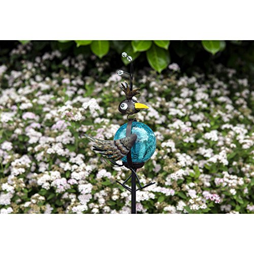 insatech Solar LED VOGEL SULLEY Solarvogel Gartenfigur Solarleuchte Dekoleuchte - 3
