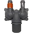 AMAZOR Double Inlet Valve for Samsung Fully Automatic Washing Machine (Match and Buy), Plastic