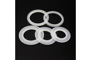 RANRAO Guarnizione per scarico del pavimento del lavandino, guarnizione ad anello in silicone di ricambio per vasca da bagno, tappo pop up, 1 pezzo, 41,5 x 33 mm