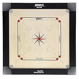 Bronx Elite Full Carrom Board 30 Playing Area with 6 mm Thick Ply