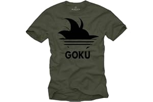 MAKAYA Camiseta Goku para Hombre - Pelo Dragon Hair