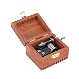 Andoer? Retro Holz Musical Box Handkurbel Spieluhr vorz¨¹gliche Kunstfertigkeit 4 Muster f¨¹r Wahl - 6