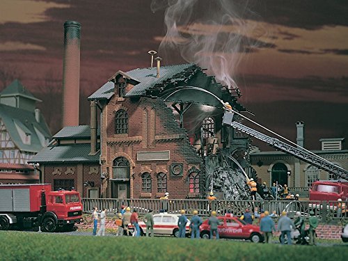 Preisvergleich Produktbild Vollmer 45601 Brennende Fabrik mit Flackerlicht by Vollmer