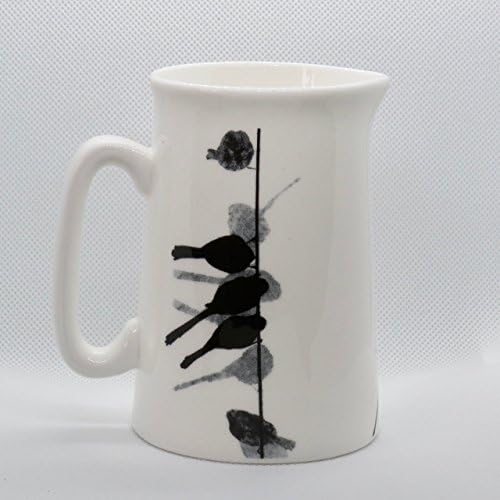 long-tailed tit jug vase bird Sandra Vick (s)