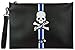Produktbild Philipp Plein Handgelenktasche Leder Herren Handtasche Tasche kingstone blu